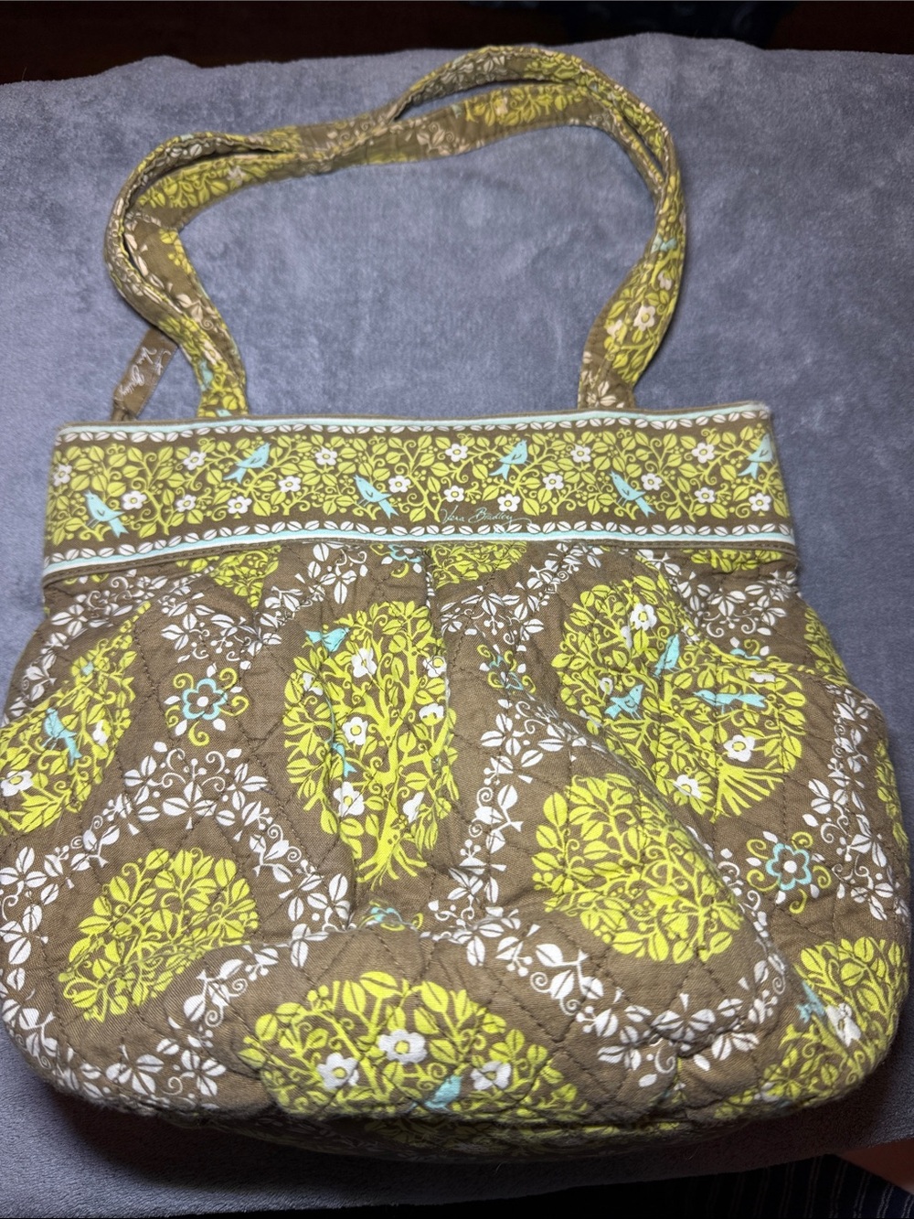 Vera Bradley Morgan quilted handbag.